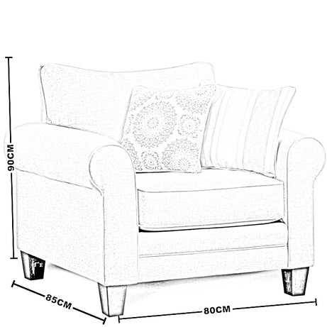 طقم كنب خشب زان، قطعتين