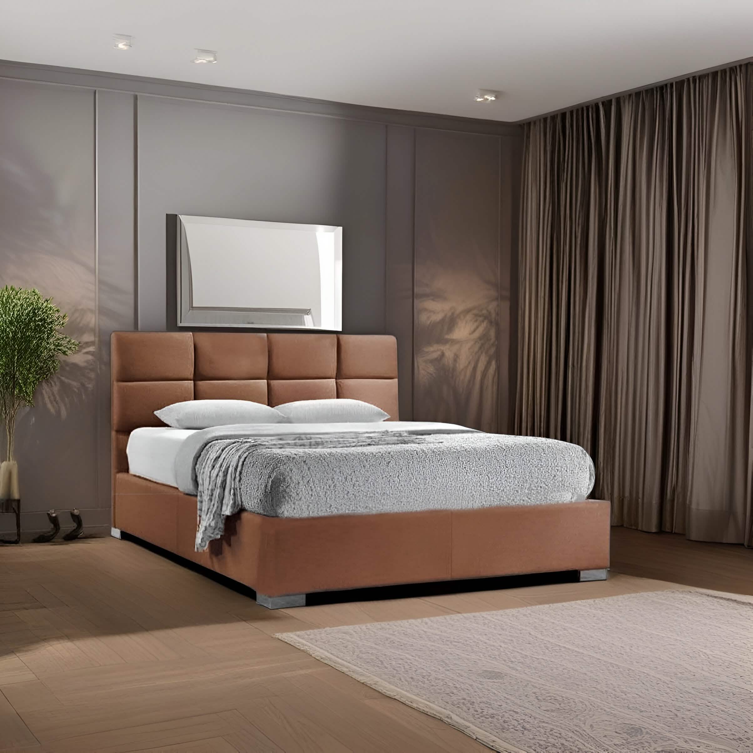 سرير فردي خشب موسكي، 100*195*120 سم