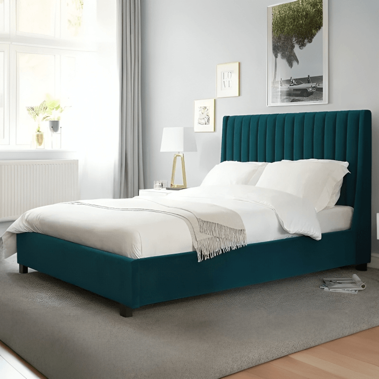 سرير بهيكل خشبي فاخر - REK17 - Homix