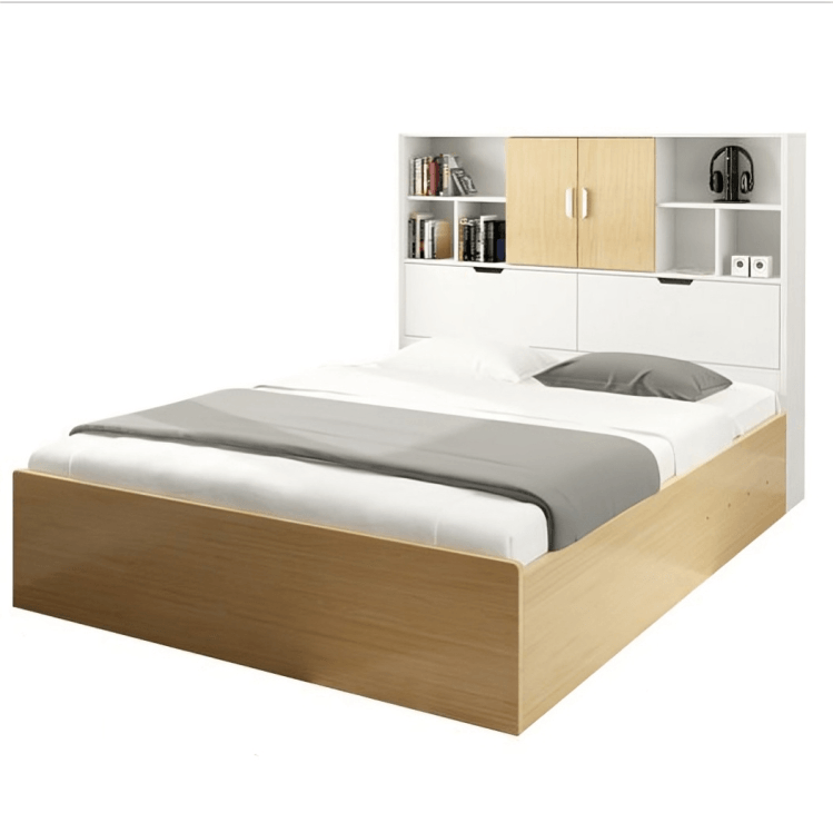 سرير خشبي بوحدة تخزين - REK29 - Homix