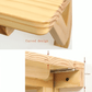 رف معلق خشبي - ROD146 - Homix