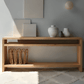 كونسول خشبي بتصميم بسيط - ROD190 - Homix