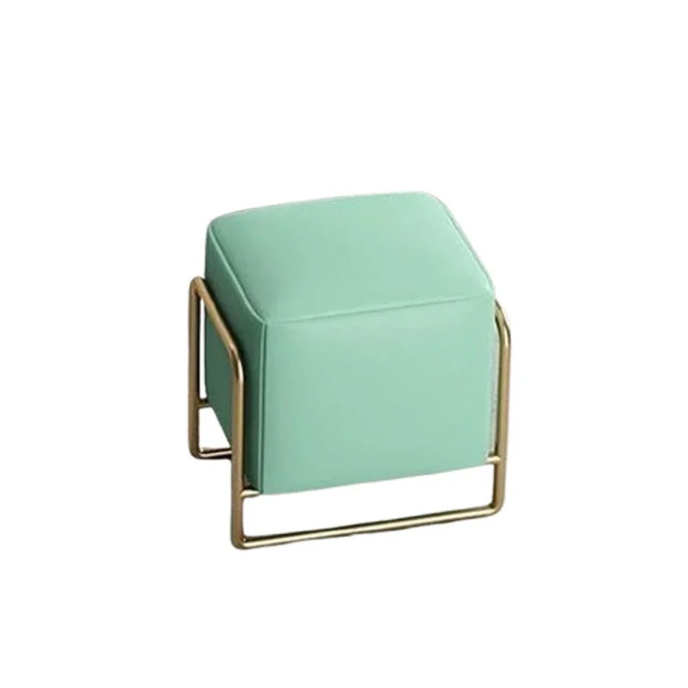 بف ستيل و جلد، 50*50*50 سم - أخضر