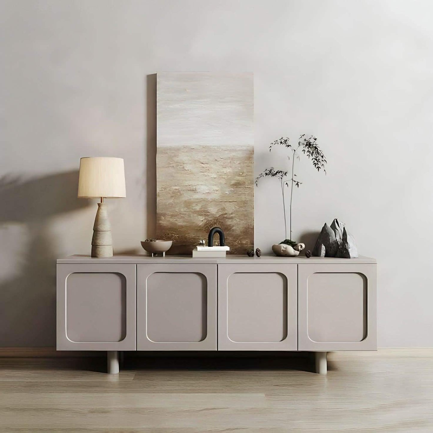 ترابيزة تليفزيون ام دي اف، 120*30*50 سم