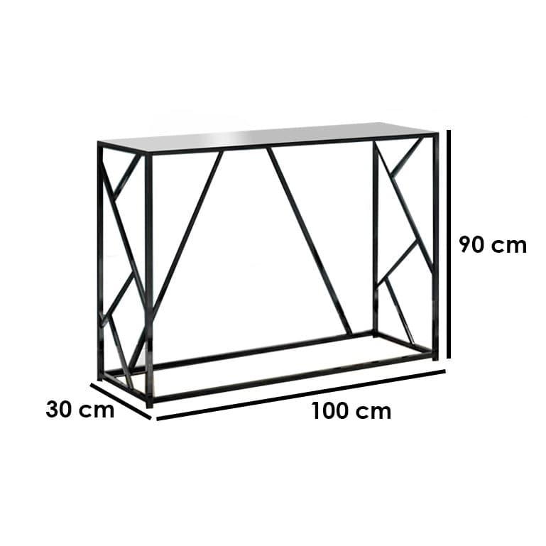 كونسول معدني بسطح زجاج - STA29 - Homix