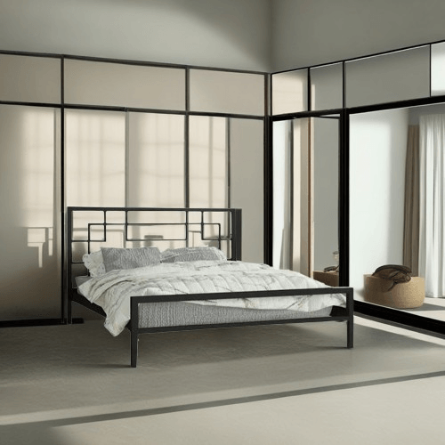 سرير بهيكل معدني - STA4 - Homix