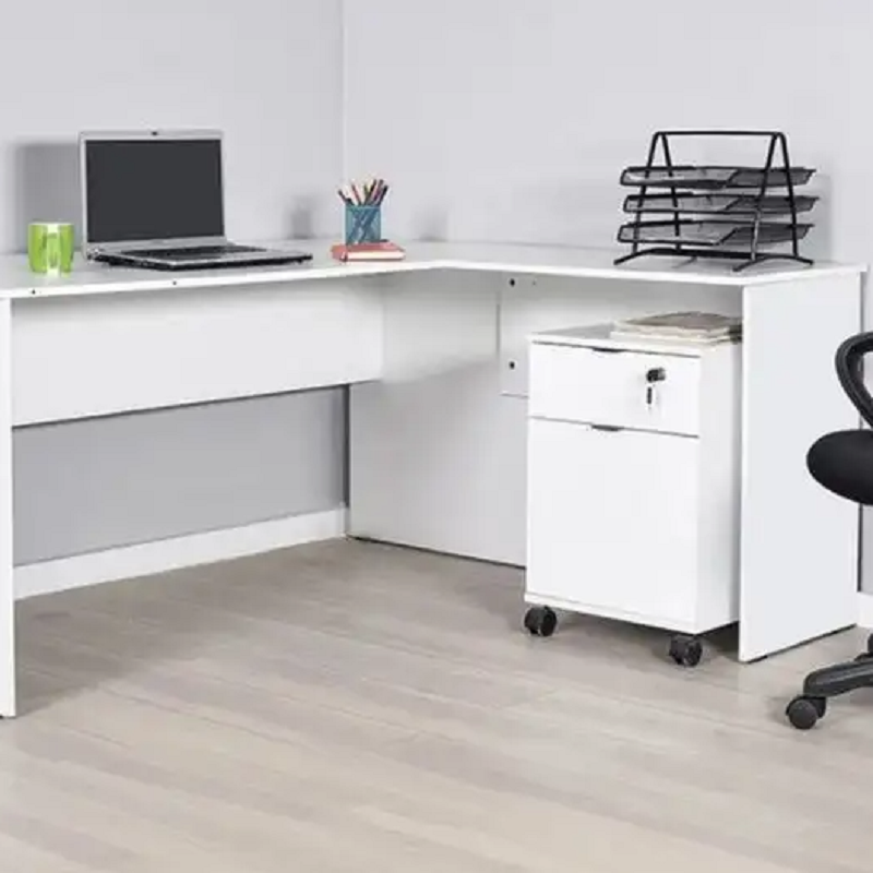 مكتب مع وحدة أدراج ام دي اف، 160*60*75 سم