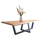 ترابيزة سفرة 85*200*80 سم - ROW12 Iron Wood