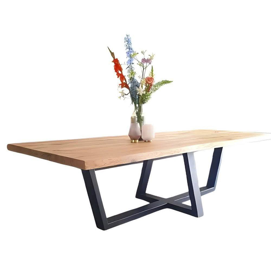 ترابيزة سفرة 85*200*80 سم - ROW12 Iron Wood