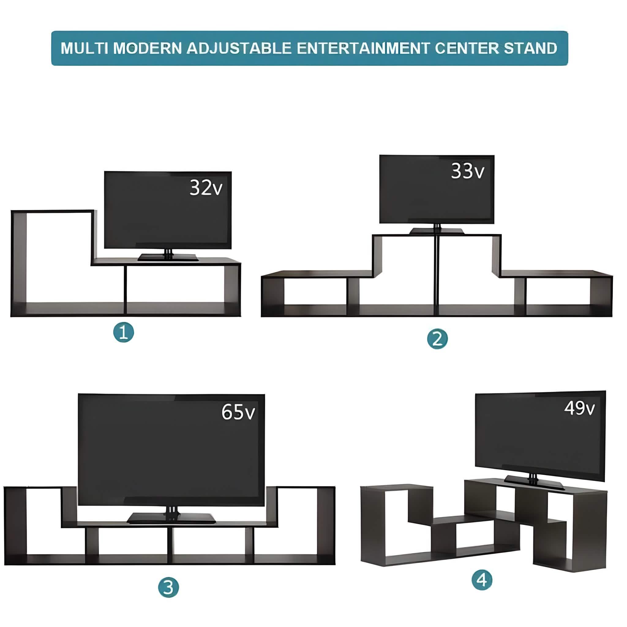ترابيزة تليفزيون ام دي اف، 90*30*60 سم