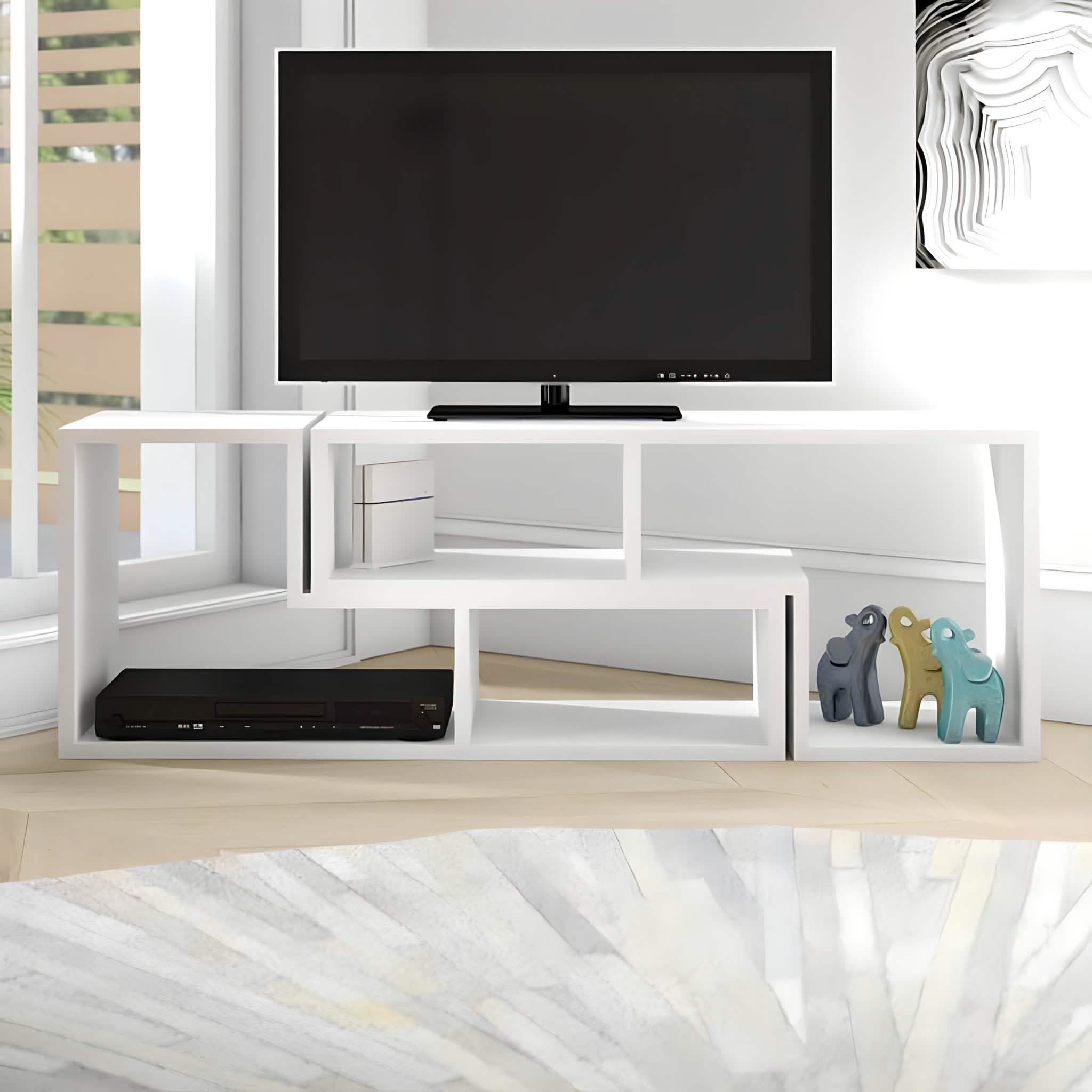 ترابيزة تليفزيون ام دي اف، 90*30*60 سم