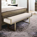 بانكيت معدن ذهبي 120*40*50 سم - RON110 Royal Iron