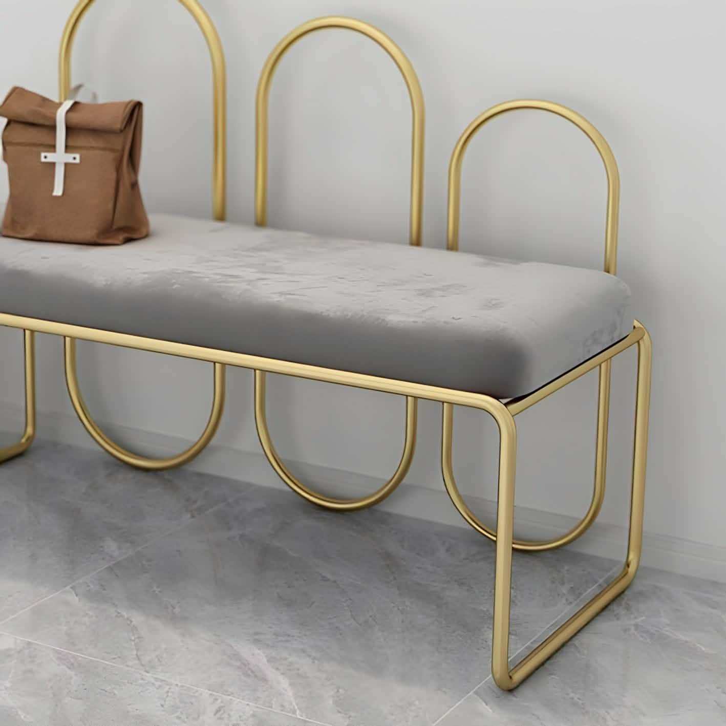بانكيت معدن ذهبي 120*50*100 سم - RON117 Royal Iron