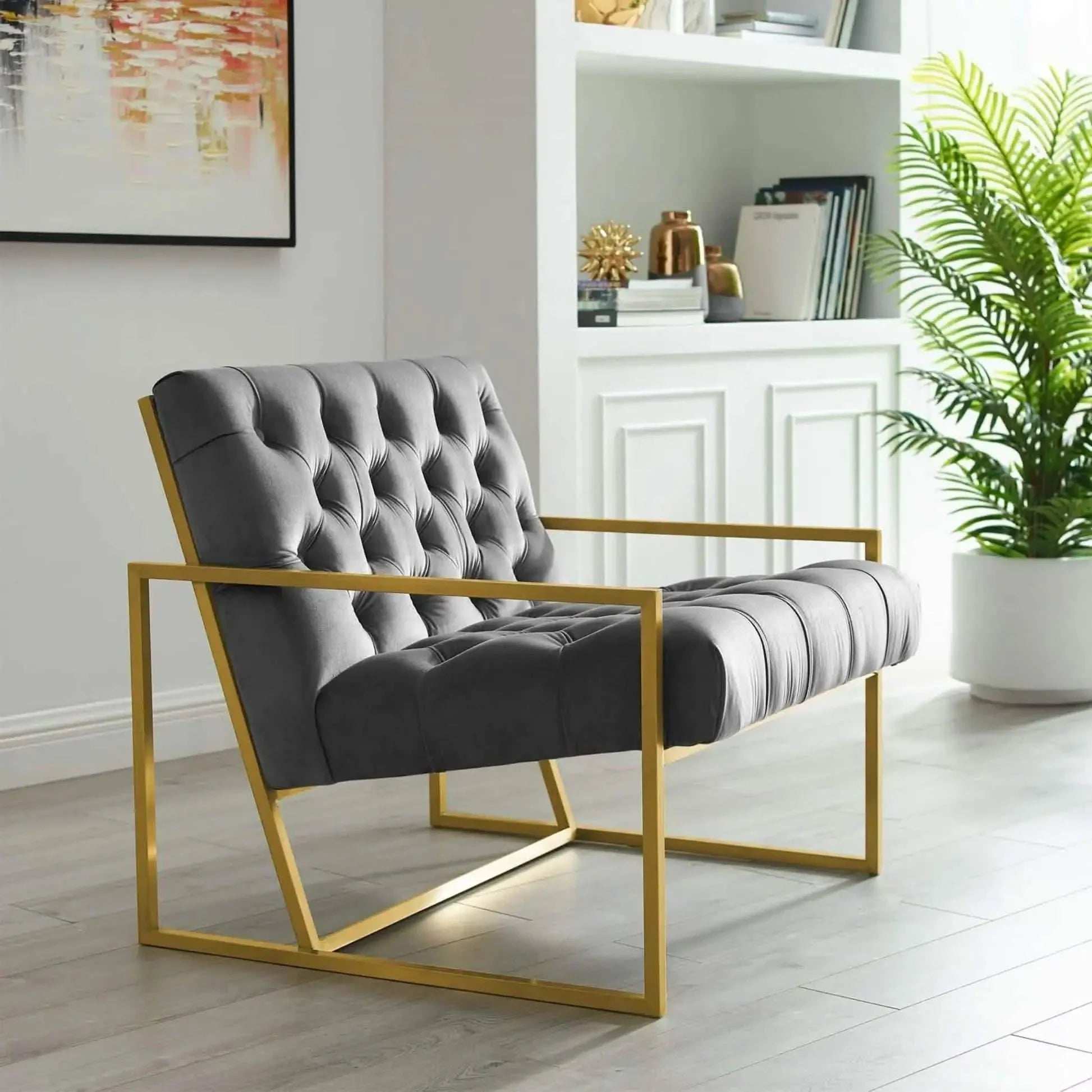 كرسي استرخاء معدن 70*80*80 سم - CH56 - Homix