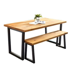 سفرة لون اسود و بيج - ROW13 Iron Wood