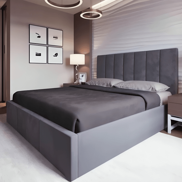سرير منجد بتصميم فريد - ZAN3 - Homix